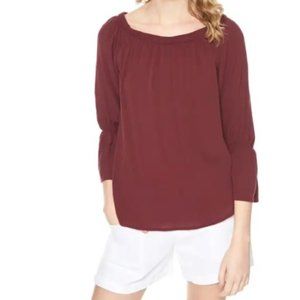 Floaty, boho, off-the-shoulder optional blouse